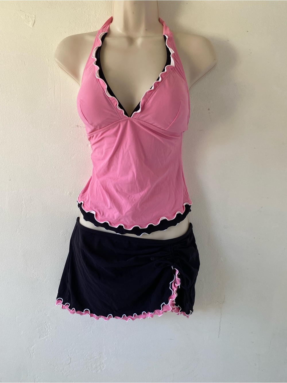 Profile By Gottex Black Swimwear with Teal Brand Tag